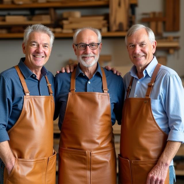 Il team di artigiani del Sodalizio del Legno