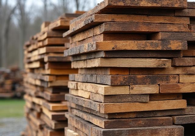 Selezione di legni sostenibili e antichi